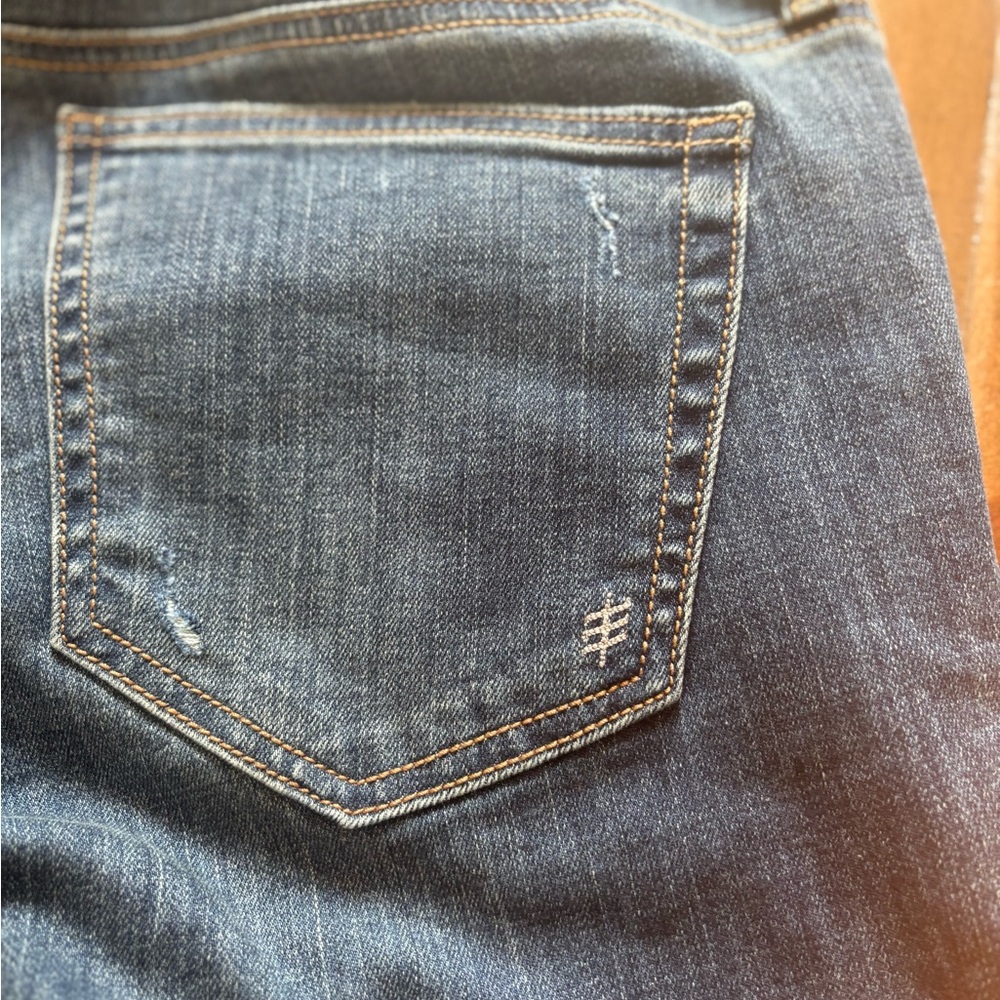 Silver Jeans Women's Boyfriend Jeans - Dark Blue Wash - Picture 6 of 11